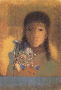 Odilon Redon, Lady with Wildflowers